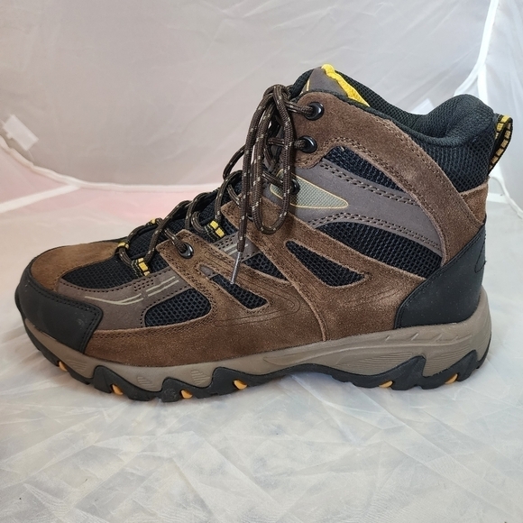 St John\'s Bay Wharton Leather Hiking Work Boots Outdoors Men\'s 10 M Leather EUC main image 9